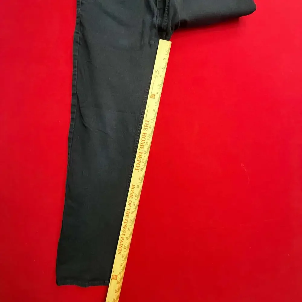 Levis 511 Jeans Mens 34x34 Black Straight Leg Mid Rise Medium Wash‎ Slim Denim
